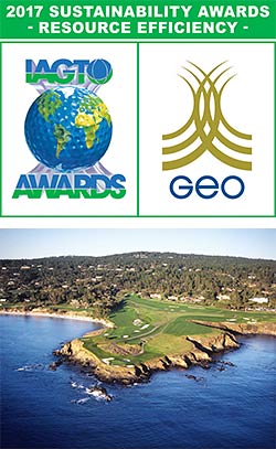 Pebble Beach Resorts wins 2017 IAGTO Sustainability Award for Resource Efficiency